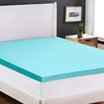Memory Foam 2 Inch Twin Mattress Topper Mattress Pad Twin, Gel Infused