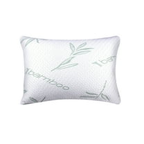 Memory Foam Allergy-Free Hypoallergenic Cover Comfort Cooling Bamboo Pillow - (Standard/Queen, Single)