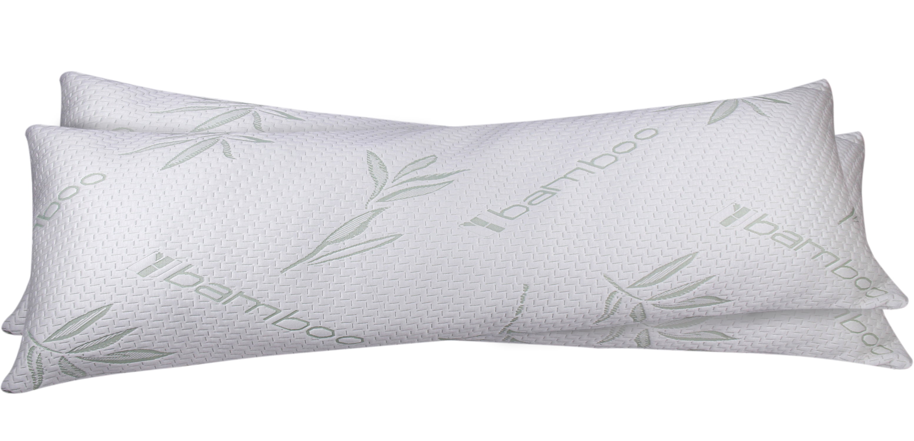 Bamboo memory foam body pillow hotsell