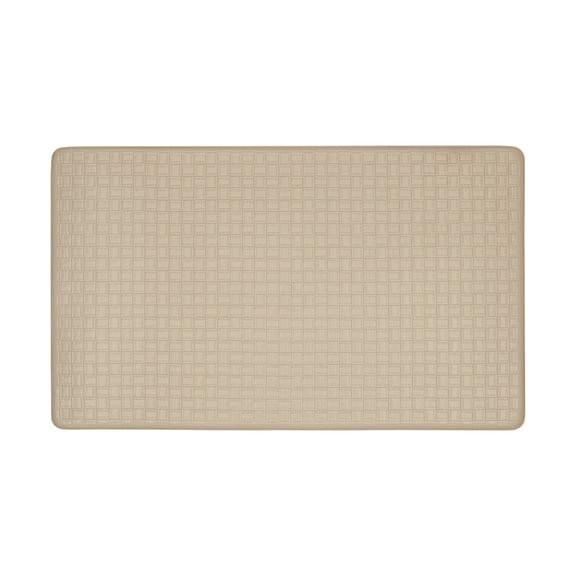 Memory Foam Anti Fatigue Kitchen Floor Mat Rug 30" x 18" - Playa Tan