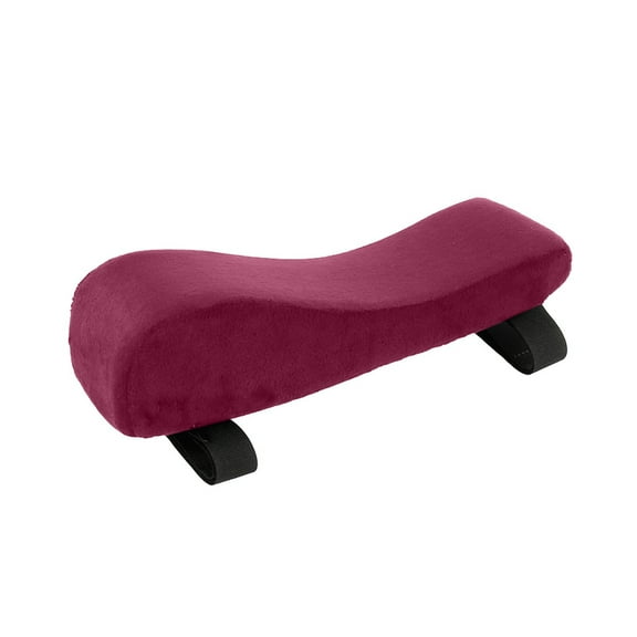 Memory Foam Armrest Cushion - Polyester Cover, Breathable & Adjustable - Pressure Relief Pillow for Office/Home Chairs
