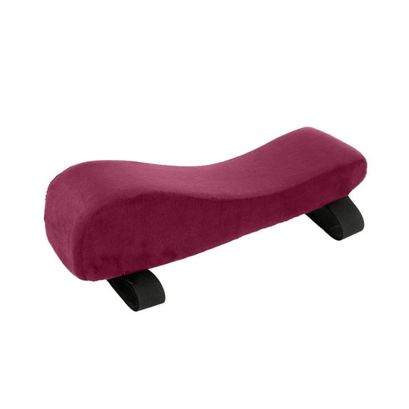 Memory Foam Armrest Cushion - Polyester Cover, Breathable & Adjustable - Pressure Relief Pillow for Office/Home Chairs