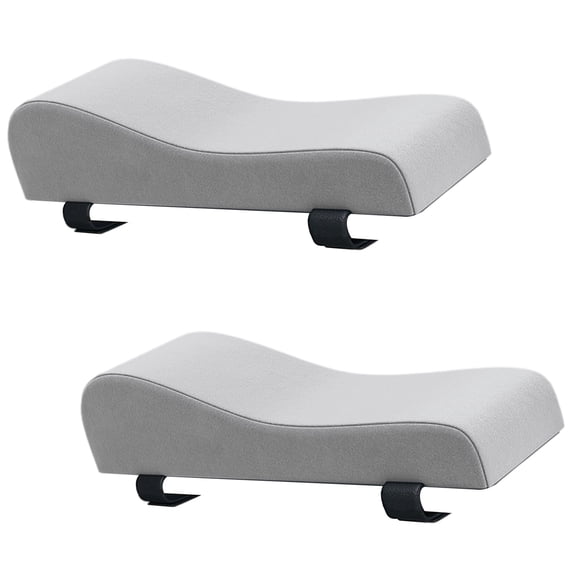 Memory Foam Armrest Cushions With Adjustable Straps For Office Gaming Chairs Washable Removable Elbow Support Pads 2pcs