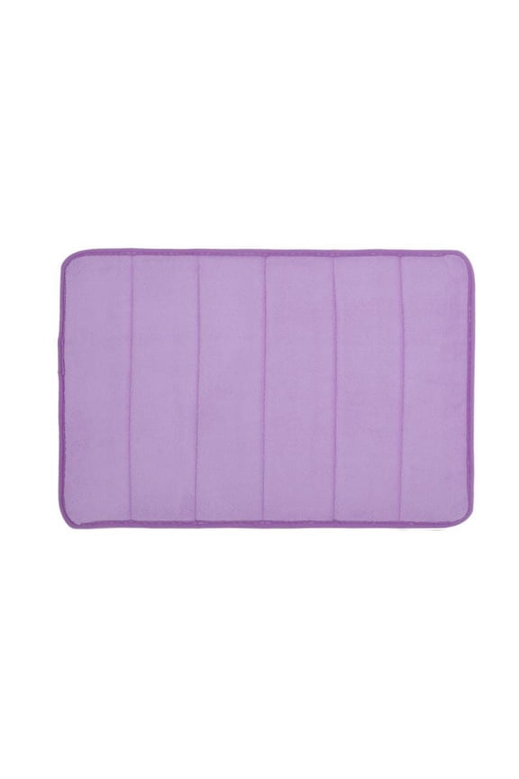 Memory Foam Bath Mat 17 "X 24", Soft and Comfortable, Super Water Absorption, Non-Slip, Thick, Easier to Dry for Bathroom Floor Rug Shower Non-slip Bath Mat Tub