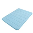 thumbnail image 1 of Memory Foam Bath Mat, 24" x 16", Ultra Soft and Non-Slip Bathroom Rugs, Water Absorbent and Machine Washable Bath Rug for Bathroom, Shower, and Tub, Blue, 1 of 7