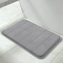 Memory Foam Bath Mat,24" x 16",Ultra Soft and Non-Slip Bathroom Rugs,Water Absorbent and Machine Washable Bath Rug for Bathroom,Shower,and Tub