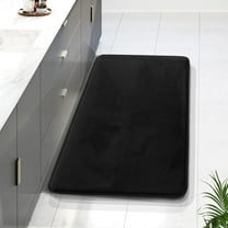 Memory Foam Bath Mat,32''x20''Extra Soft and Absorbent Bathroom Mats,Non Slip Washable Coral Fleece Carpet for Floor,Shower and Tub