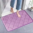 thumbnail image 1 of Memory Foam Bath Mat for Bathroom Non Slip Bathroom Mat Quick Dry Super Water Absorbent Bath Mat Rug Machine Washable Easier to Dry Velvet Bath Mats, 15.74x23.62in, 1 of 7