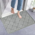 thumbnail image 1 of Memory Foam Bath Mat for Bathroom Non Slip Bathroom Mat Quick Dry Super Water Absorbent Bath Mat Rug Machine Washable Easier to Dry Velvet Bath Mats, 15.74x23.62in, 1 of 7