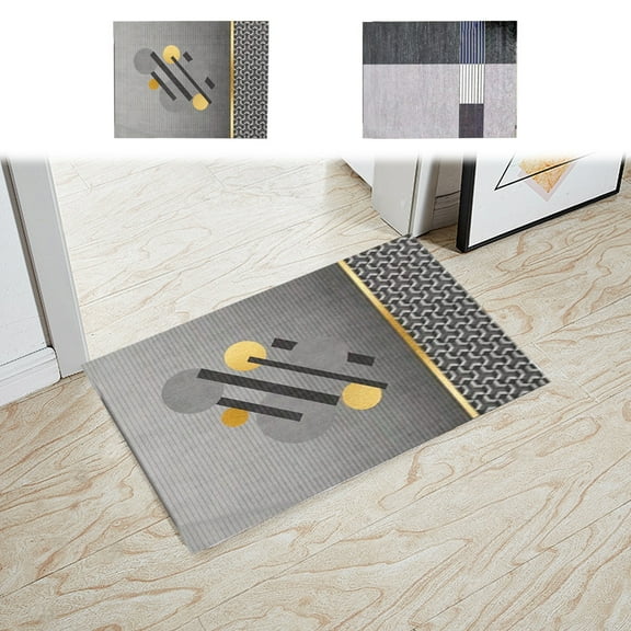 Memory Foam Bath Mat with Cobblestone Design, Super Soft & Quick-Dry Bathroom Rugs, Machine Washable Non-Slip Absorbent Floor Mat for Bathroom Shower Tub, 16x24 Inch, Gray by PALIFEUR