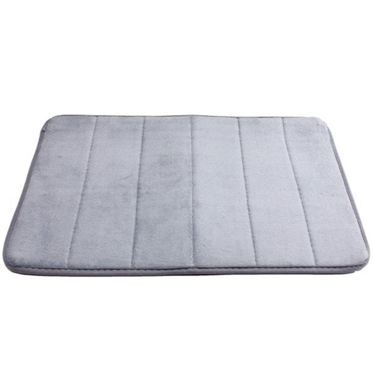 Memory Foam Bath Mat Coral Velvet Super Water Absorbent Polyster Soft ...