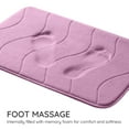 thumbnail image 1 of Memory Foam Bath Mat, Large Bathroom Rugs Non Slip, PVC Dot Bottom Quick Dry Bath Rug Runner, Absorbent Shower Mat for Bathroom Floor Tub, 20 x 32 Inch, Purple, 1 of 7