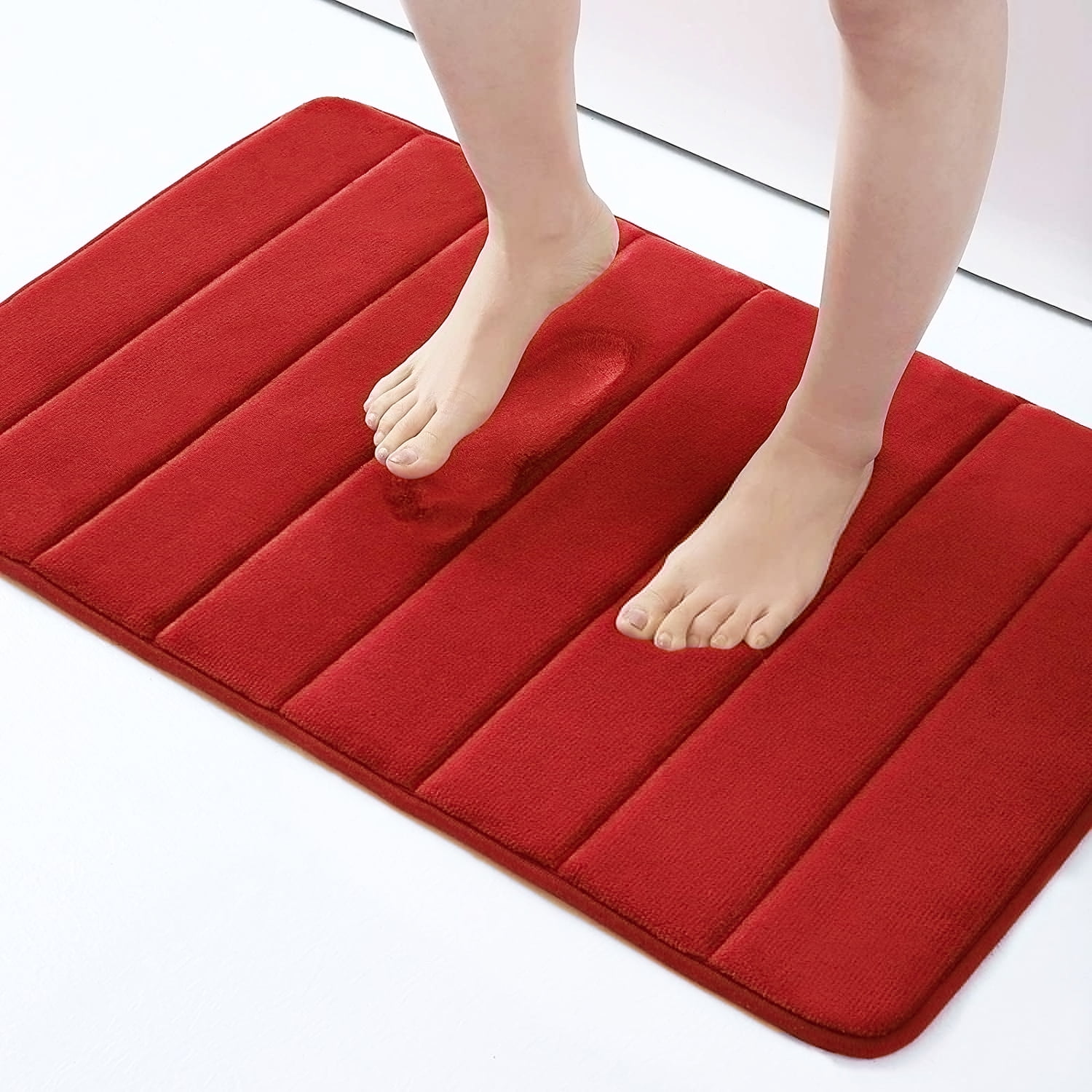 Memory Foam Bath Mat Large Size, 24 x 16 Inches, Soft and Comfortable ...