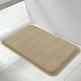 thumbnail image 1 of Memory Foam Bath Mat Large Size, Soft and Comfortable, Super Water Absorbent, Non-Slip, Thick, Machine Washable (24 x 17 Inch, Camel), 1 of 6