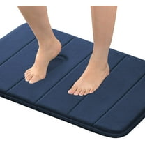 Memory Foam Bath Mat Rug Soft Non Slip Absorbent Bathroom Shower Mats Ultra Soft Bathroom Rugs for Floor & Tub Machine Washable,24x16 Inches