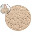 thumbnail image 1 of Memory Foam Bath Mat – Square Bathroom Rug with Cobblestone Texture – Ultra-Soft Polyester & PVC Backing, Machine Washable(31.4"x31.4"), 1 of 4