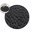 thumbnail image 1 of Memory Foam Bath Mat – Square Bathroom Rug with Cobblestone Texture – Ultra-Soft Polyester & PVC Backing, Machine Washable(31.4"x31.4"), 1 of 4