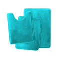 Memory Foam Bathroom Rug Absorbent Bath Mat Set Small Large and Contour