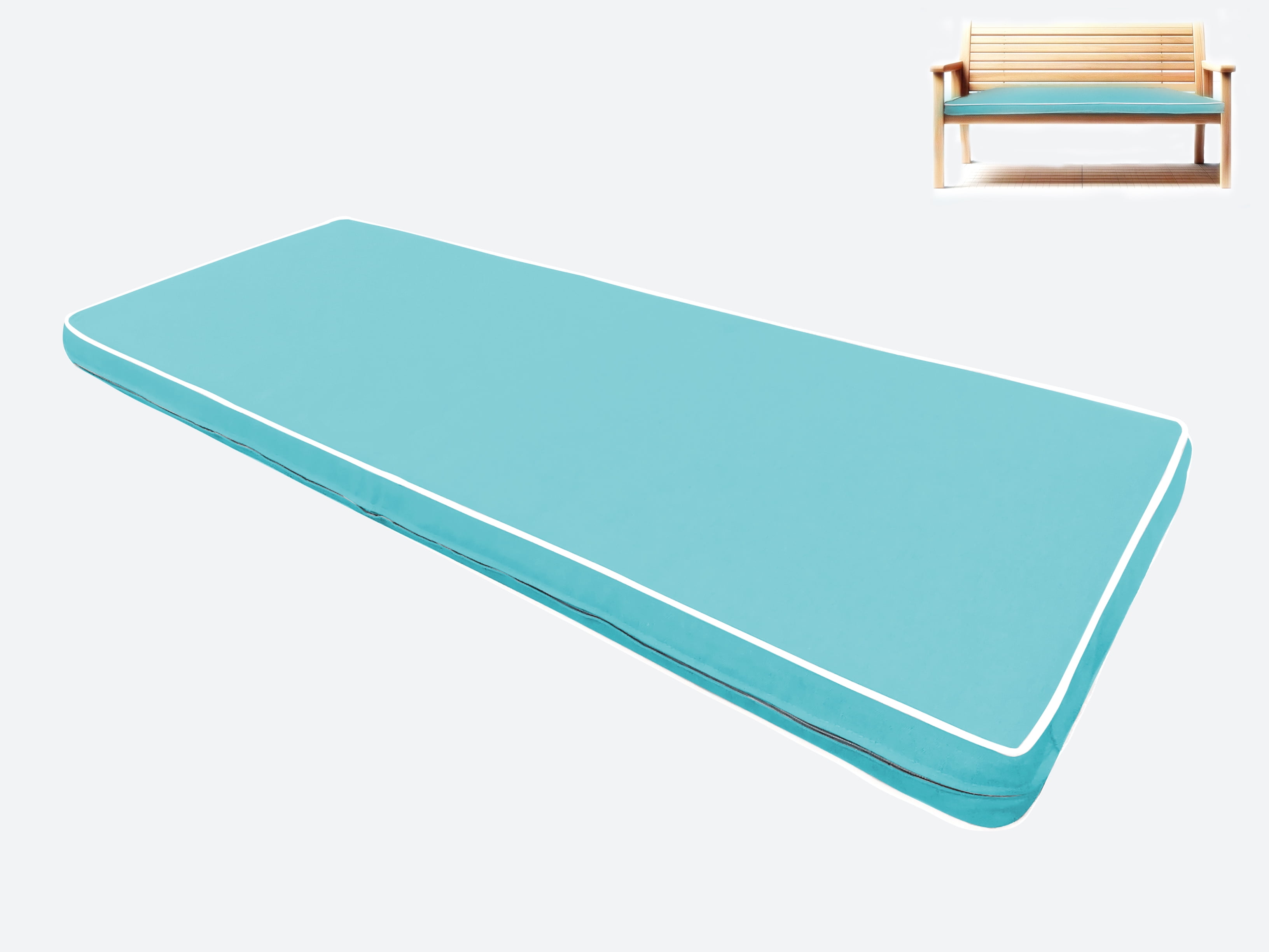 Memory Foam Bench Cushion 48"*18" Inlife Swing Cushion Loveseat Cushion