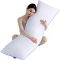 thumbnail image 1 of Memory Foam Body Pillow Insert - Full Body Pillow for Adults - Soft Large Long Bed Pillow for Side Sleeper (20 Inchx54 Inch), 1 of 7