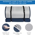 thumbnail image 1 of Memory Foam Camping Mattress Pad 3 Inch Thick Waterproof Roll  Sleeping Pad for Tent Travel, 1 of 7
