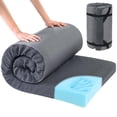 thumbnail image 1 of Memory Foam Camping Mattress Pad Portable Sleeping For Adult Waterproof Roll Up Floor Foldable Backpacking Travel Bed Hiking Guest, 1 of 7