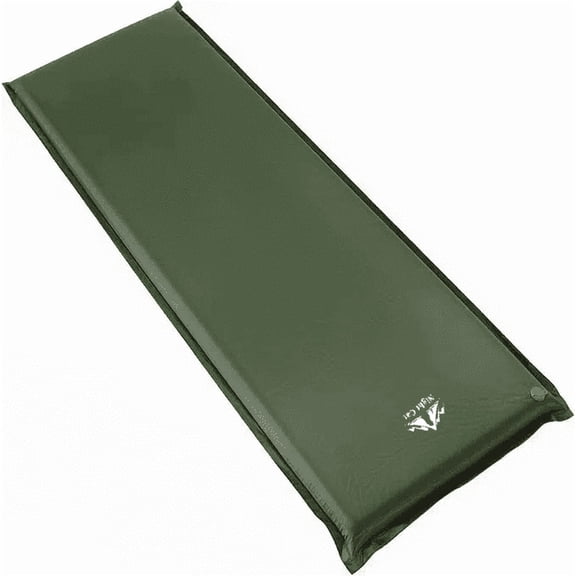 Memory Foam Camping Pad, Lightweight Inflatable Sleeping Mat for Backpacking, Compact Ultralight Foam Camping Air Mattress for Tent, Hammock
