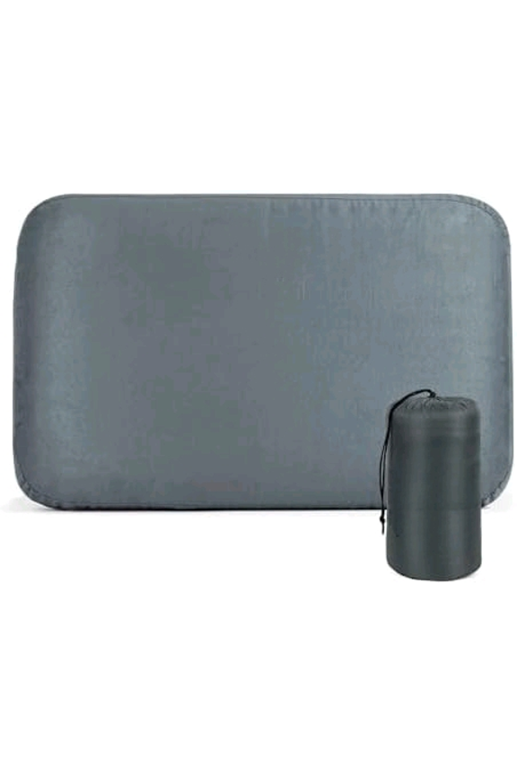 Memory Foam Camping Pillow, Lightweight & Portable Travel Pillow, Backpacking Pillow with Removable Cover, Ergonomic Pillows, Neck Lumbar Support for Outdoor Camp, Hiking, Backpacking Sleep