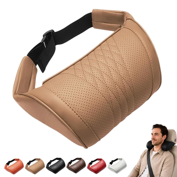 Car Neck Support Pillow for Driving, Memory Foam Car Headrest Neck ...