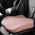 thumbnail image 1 of Memory Foam Car Seat Cushion Height Increasing Pad - U-Shaped Hip Protection Design, Relieves Pressure Breathable Mesh, Non-Slip Bottom for Driving Office Long Sitting Use, 1 of 7