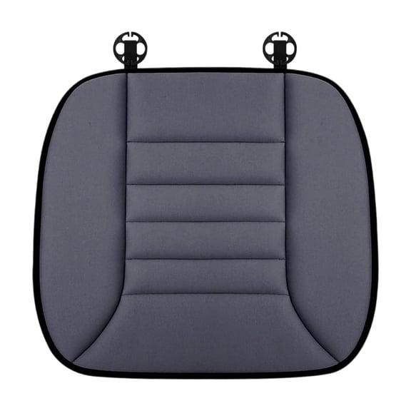Memory Foam Car Seat Cushion Pad Thick Comfort Seat Protector with Non Slip Bottom for Car Driver and Home Chair 20x19 Inch Gray