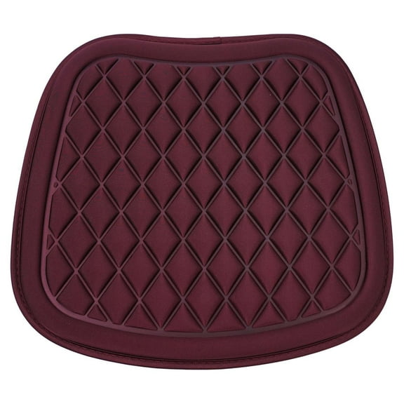 Memory Foam Car Seat Cushion with Non-Slip Rubber Bottom, 3D Ventilated Design for Driver Comfort Lafited Red