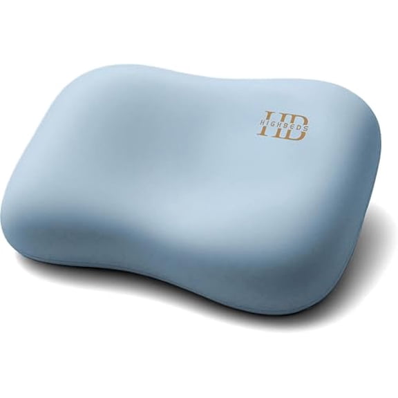 Memory Foam Cervical Pillow for Neck Pain Relief - Ergonomic Side Sleeper Support with Soft Ice Silk Zipperless Pillowcase, Eco-Friendly and Durable Contour Pillow