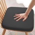 thumbnail image 1 of Memory Foam Chair Cushion 15.75x15.75in | Non-Slip Breathable Seat Pad for Kitchen, Office, Car, Restaurant | Gray, Purple, Black, Pink | Removable Washable Support Pillow | Slow Rebound, Moisture, 1 of 6