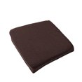thumbnail image 1 of Memory Foam Chair Cushion, Chair Cushions for Dining Chairs, 18X18 In, Thick Woven Fabric, Slipcovers for Chairs, Kitchen Seating, Brown Solid Tone, 1 Pc, 1 of 7