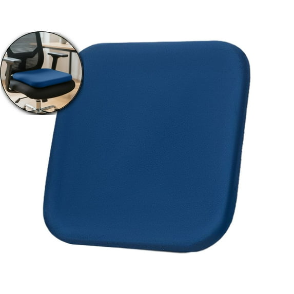 Memory Foam Chair Cushions, Detachable Washable Slow Recovery Sponge Chair Cushion with Non-Slip Bottom for Kitchen Dining Office Car, 13.8x13.8 Inch