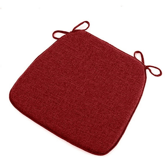 Memory Foam Chair Cushions Set Of 4, Premium Fabric With Double Non-Slip Design (Anti-Slip Backing & Fixed Straps), Ideal For Dining Room Office Study Room And Various