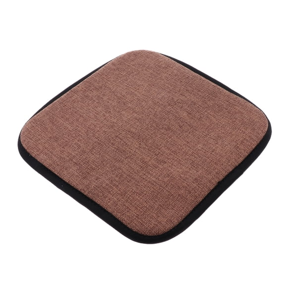 Memory Foam Cotton Brown Cushion Dining Chair Pads Square 45cm