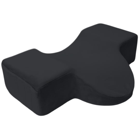 Memory Foam Curved Pillow for Eyelash Extension Flannel Neck Support Cushion for Makeup Professional and Enthusiasts