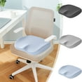 thumbnail image 1 of Memory Foam Cushion under $5! CQCYD Memory Foam Seat Cushion, Office Chair Pad for Long Sitting, Comfort Cushion for Tailbone Pain, Ergonomic Wedge Cushion for Car Truck Drivers, Home Desk Chair, 1 of 9