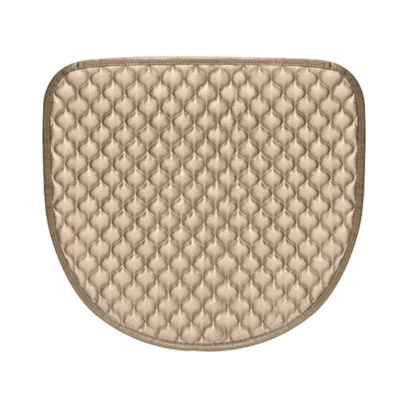 19.3x19.3in Gold Horseshoe Curved Dining Chair Cushion - Non-Slip Machine Washable Breathable High Elastic Seat Pad for Home Office