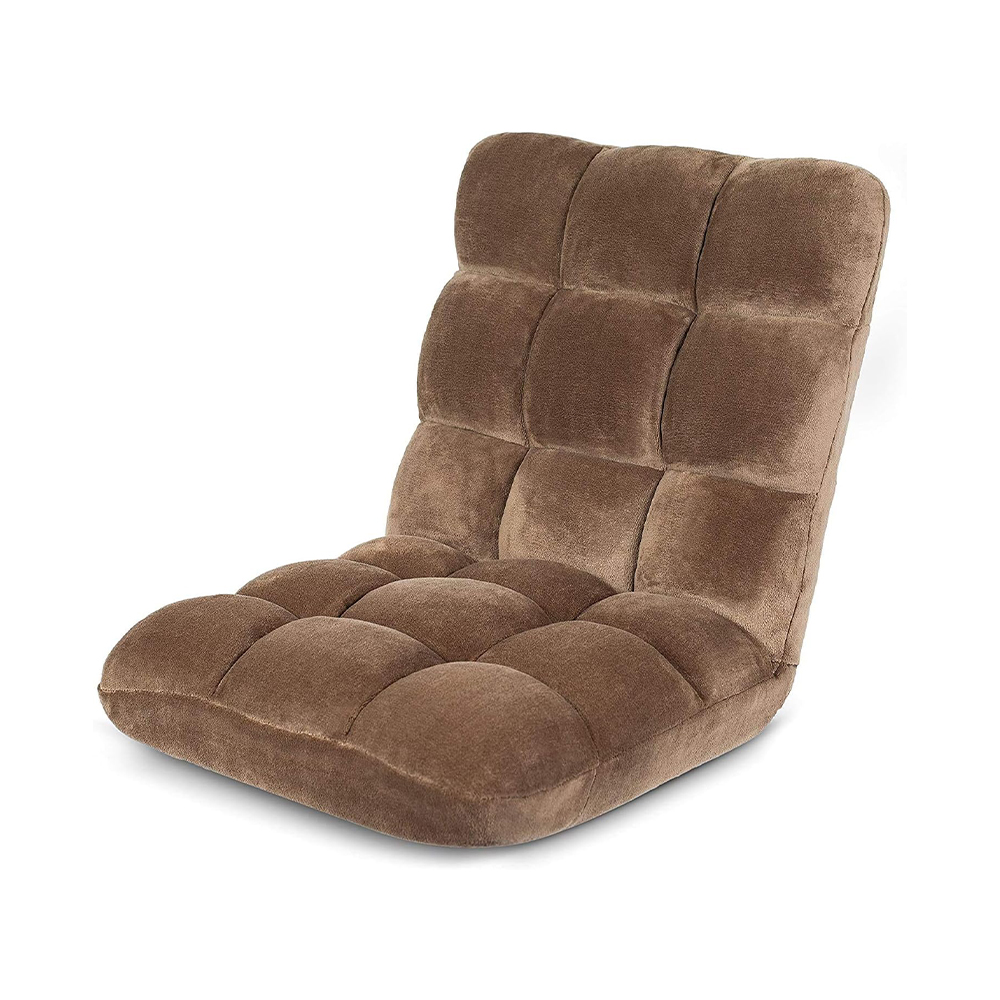 Memory Foam Floor Chair, Adjustable 14Position Chair with Cushion for Relaxation, Foldable