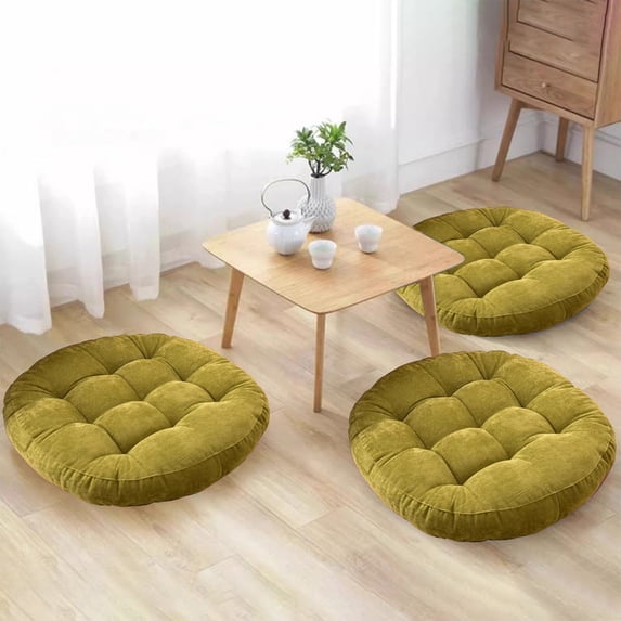 Memory Foam Floor Cushion - 40x40cm Soft Support Pillow for Sitting, Multi-Purpose Seat for Kids & Adults, 98% Cotton 2% Spandex, Lightweight & Durable, Home Decor, Reading, Gaming, TV Watching