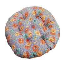 Memory Foam Floor Pillow 18x18 Inch Round Seat Cushion Non Slip Bottom Multi Color Thickened Pad for Chair Sofa Indoor decorative protector