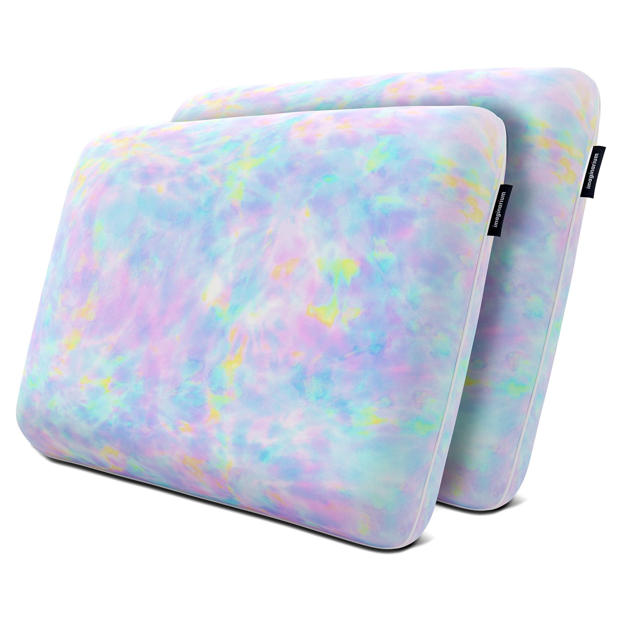 Cotton Candy Memory Foam Pillow with Cool Cover, Standard/Queen, 2 Pack