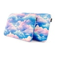 thumbnail image 1 of Memory Foam Fun Pillow with Cool-to-the-Touch Cover, Standard/Queen, Dreamy Clouds, 2 Pack, 1 of 9