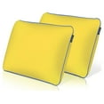 thumbnail image 1 of Memory Foam Fun Pillow with Cool-to-the-Touch Cover, Standard/Queen, Lemon Yellow, 2 Pack, 1 of 9