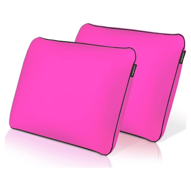 Memory Foam Fun Pillow with CooltotheTouch Cover, Standard/Queen