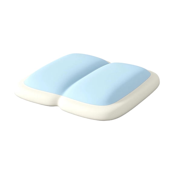 Memory Foam Height Increasing Chair Cushion – Ergonomic Sedentary Seat Pad for Improved Posture, Tailbone Relief & Non-Slip Design – Ideal for Office, Car, Gaming & Travel Blue