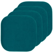 Memory Foam Honeycomb Non-Slip Back 16" x 16" Chair Cushion Pad 2, 4, 6, 12 Pack